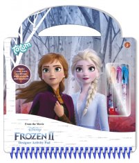 TWM Kniha na kreslení Frozen junior 23 cm, 30dílný modrý papír