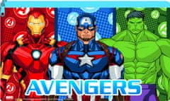 TWM Penál Avengers junior 24 x 15 cm modrý / červený / zelený