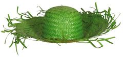 TWM strašák klobouk 45 cm slámově zelený