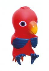 TWM mluvící papoušek 9,5 cm červený