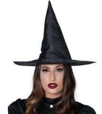 TWM dámský čarodějnický klobouk 31 x 3,5 x 30 cm černý polyester