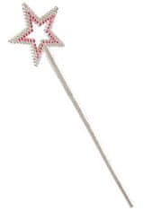 TWM Kouzelná víla hůlka 34 cm ve stříbrné barvě