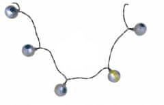 TWM Osvětlovací lano Eyeball Halloween LED plastové bílé