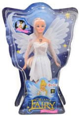 TWM Dospívající panenka Dream Fairy pro dívky 30 cm bílá