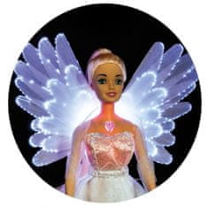 TWM Dospívající panenka Dream Fairy pro dívky 30 cm bílá