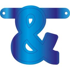 TWM Ampersand junior obchodní značka 12,5 x 11 cm, kartonová modrá