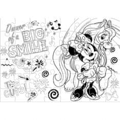 TWM barevné puzzle 2v1 Minnie girls 50 x 35 cm 4dílné