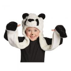 TWM Čepice Panda junior one size černo/bílá