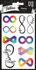 TWM Tattoo Infinity sticker sheet junior paper 9 ks