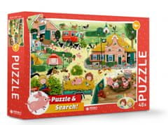 TWM Junior puzzle Cas & Cato Farm 48 dílů