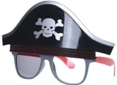 TWM Pirátské párty brýle černé
