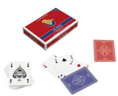 TWM hrací karty San Siro 8,8 cm červená / modrá 110 kusů