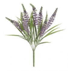 TWM Umělá rostlina Lavender Flocada 49 cm zelená / fialová