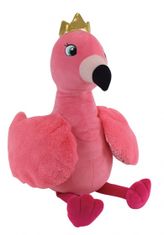 TWM plyšová taška / pyžamo Flamingo 42 cm junior růžová