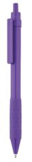TWM Kuličkové pero X2 14,5 x 1 cm fialové ABS
