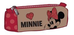 TWM penál Minnie Mouse 21 x 7,5 cm polyester červená / hnědá