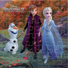TWM barevný obrázek a puzzle Frozen II 42 cm karton 42 kusů