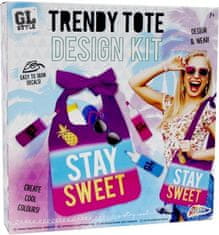 TWM Set GL bag Girls Style 5-dílný textil fialovo-růžový