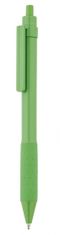 TWM Kuličkové pero X2 14,5 x 1 cm ABS zelená