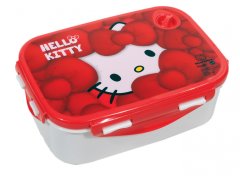 TWM krabička na oběd Hello Kitty girls 2 kusy červená / bílá