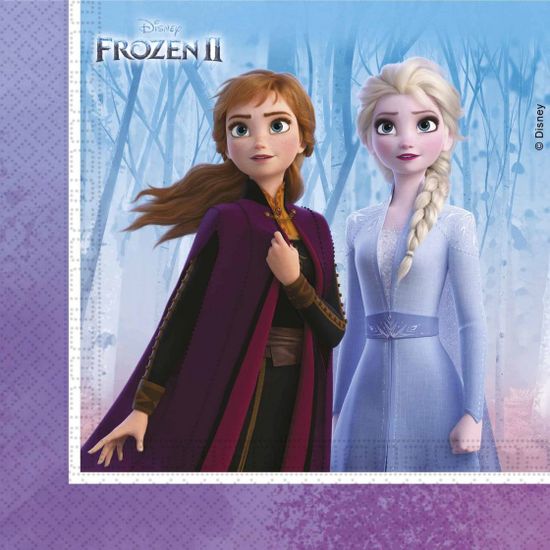 TWM Dívčí ubrousky Frozen II 33 x 33 cm 16 kusů