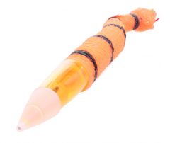 TWM peříčko s vratkým oranžovým hadem 20 cm