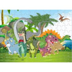 TWM barevný obrázek a puzzle Dinosauři 49 cm kartonová krabice 100 kusů