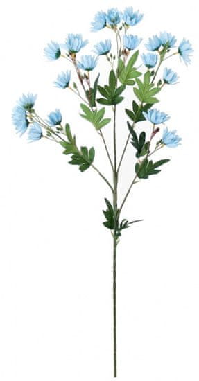 TWM umělá rostlina sedmikráska 83 cm modrá / zelená