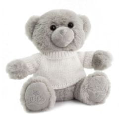 TWM medvídek ve svetru junior 20 cm plyšově šedý