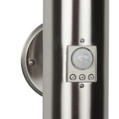 TWM Nástěnné svítidlo RX1010-38R-S 20W 12,5 x 39,5 cm nerezová ocel stříbrná