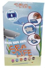 TWM Sada DIY Craft Kit Sea Creature Plaster White 11-dílná