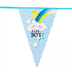TWM Vlajková řada chlapců Baby Boy 6 metrů polyetylénové modré