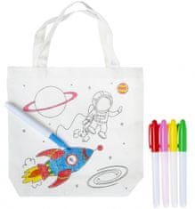 TWM barevná sada space-bag junior 22 x 20 cm bílá 5dílná