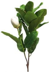 TWM umělá květina Magnolia Grandiflora bílé hedvábí