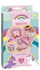 TWM šperky vyrábí šperky Unicorn 5 Piece Girl's Rainbow Jewels