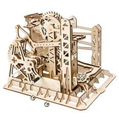 TWM stavebnice mramorová dráha Elevator Cargo dřevo, bronz 224 ks