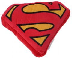 TWM polštář Superman Logo 20 cm plyš červený a žlutý