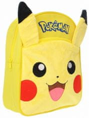 TWM batoh Pikachu junior 24 x 31 cm plyš / polyester žlutý