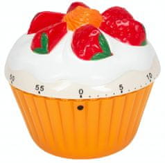 TWM hodinový košíček 7,6 x 7,6 cm oranžová/bílá/červená