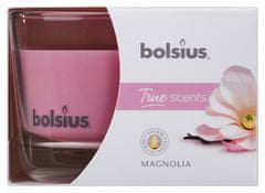 TWM Vonná svíčka True Scents Magnolia 9,2 cm sklo / růžový vosk