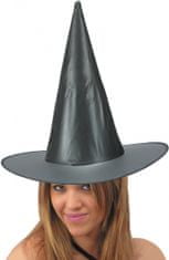 TWM ženský čarodějnický klobouk 38 cm černý