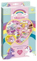 TWM Sada Craft Unicorn Set Girland Diamond Painting 4 kusy