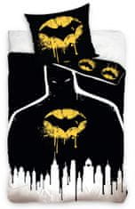TWM Povlak na přikrývku Batman 200 x 140 cm černá bavlna