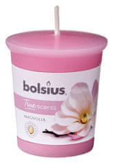 TWM Vonná svíčka True Scents Magnolia 4,5 cm, růžový vosk