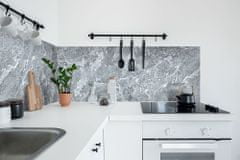 TWM Samolepka na zeď Backsplash Marble 45 x 180 cm Šedé PVC