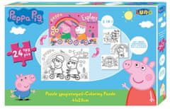 TWM puzzle / omalovánky Peppa Pig girls 24 dílů