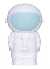 TWM Plechovka na peníze astronaut 16,5 cm PVC bílá