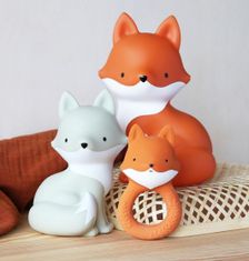 TWM plechovka na peníze Fox 18,7 cm PVC oranžová