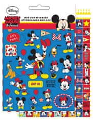 TWM Samolepky Mickey & Friends 23 cm vinylové modré 600 ks