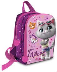 TWM batoh 44 Cats Milady dívky 32 cm polyester růžový